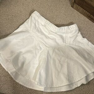 Aerie: White denim skirt